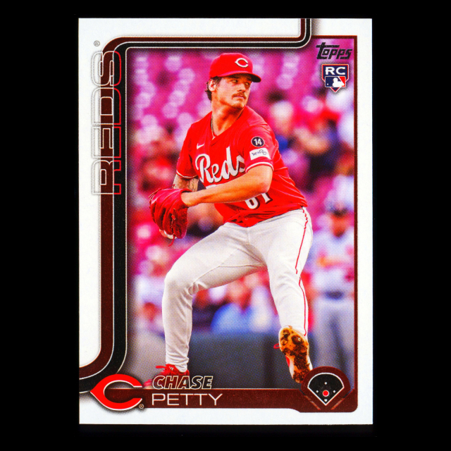 Chase Petty RC 2025 Topps Update Rookie Reds