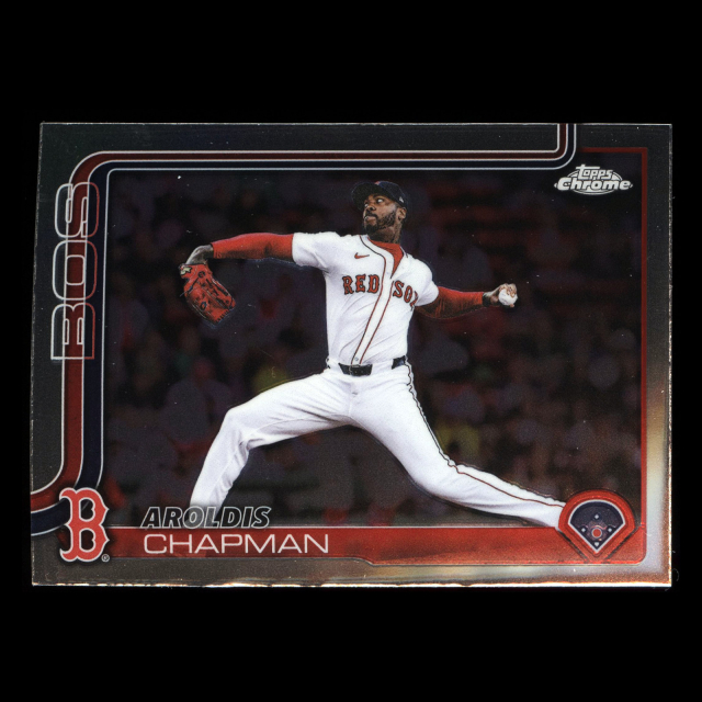 Aroldis Chapman 2025 Topps Chrome Update Red Sox