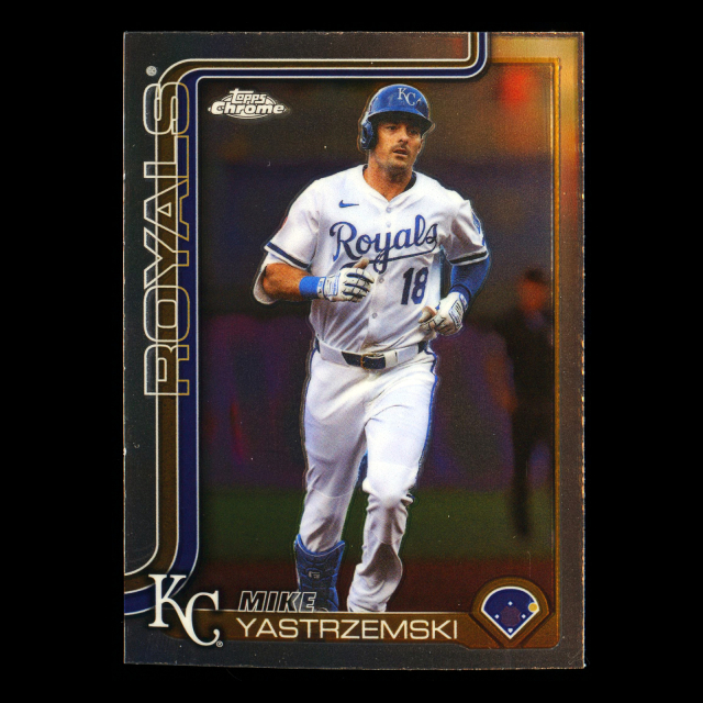 Mike Yastrzemski 2025 Topps Chrome Update Royals