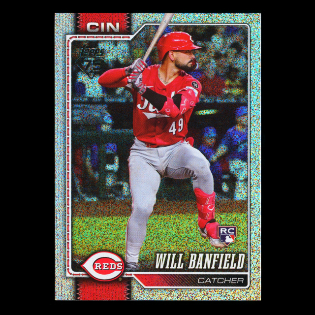 Will Banfield RC 2026 Topps Sandglitter Rookie Reds