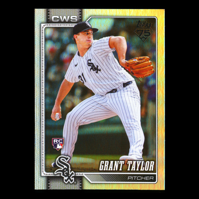 Grant Taylor RC 2026 Topps Rainbow Foil Rookie White Sox