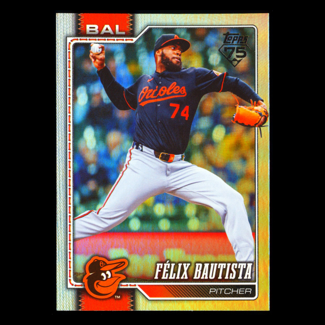 Felix Bautista 2026 Topps Rainbow Foil Orioles