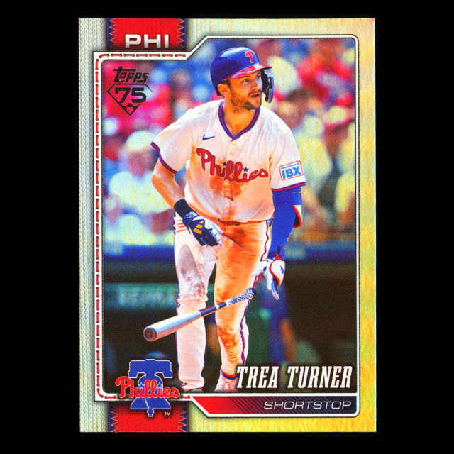 Trea Turner 2026 Topps Rainbow Foil Phillies