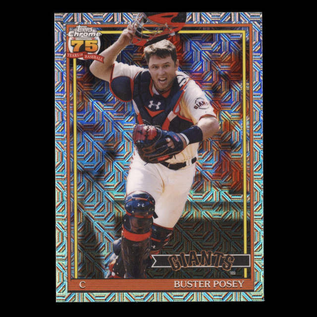 Buster Posey 2026 Topps '91 Topps Silver Pack Chrome Giants 