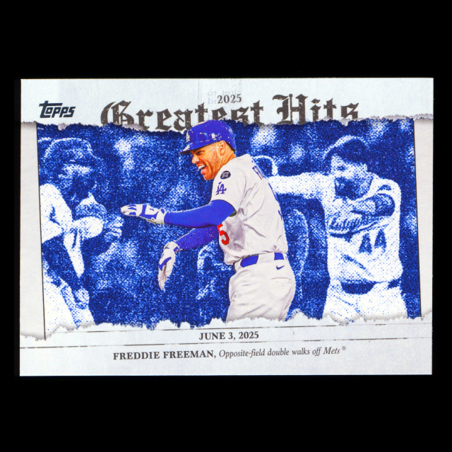 Freddie Freeman 2026 Topps '25 Greatest Hits Dodgers