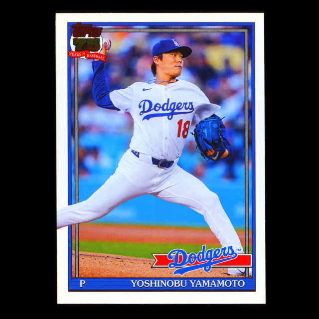 Yoshinobu Yamamoto 2026 Topps '91 Topps Dodgers