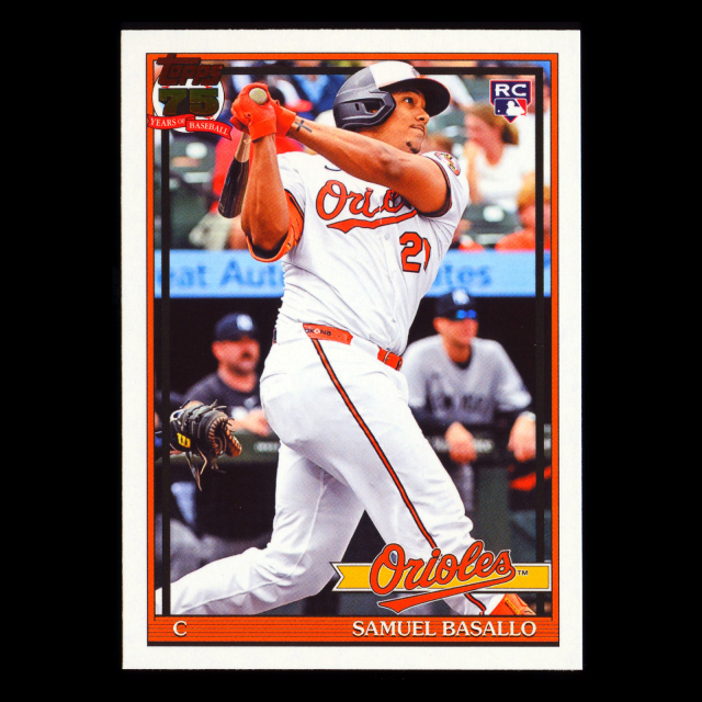 Samuel Basallo RC 2026 Topps '91 Topps Rookie Orioles