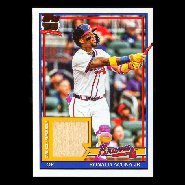 Ronald Acuna Jr. 2026 Topps '91 Topps Relics Braves
