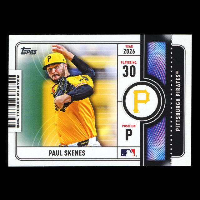 Paul Skenes 2026 Topps Big Ticket Players Pirates