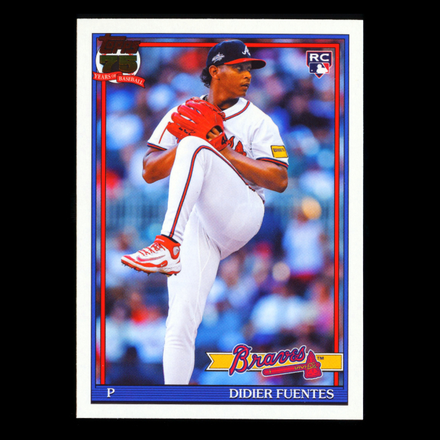 Didier Fuentes RC 2026 Topps '91 Topps Rookie Braves
