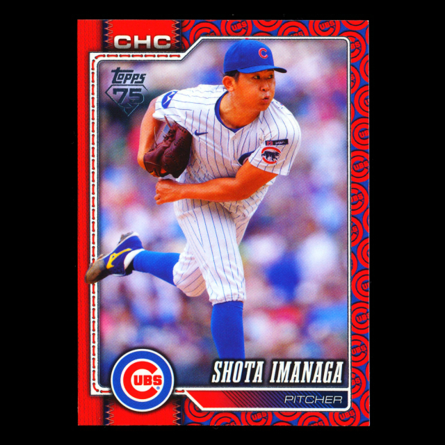 Shota Imanaga 2026 Topps Team Color Border Cubs