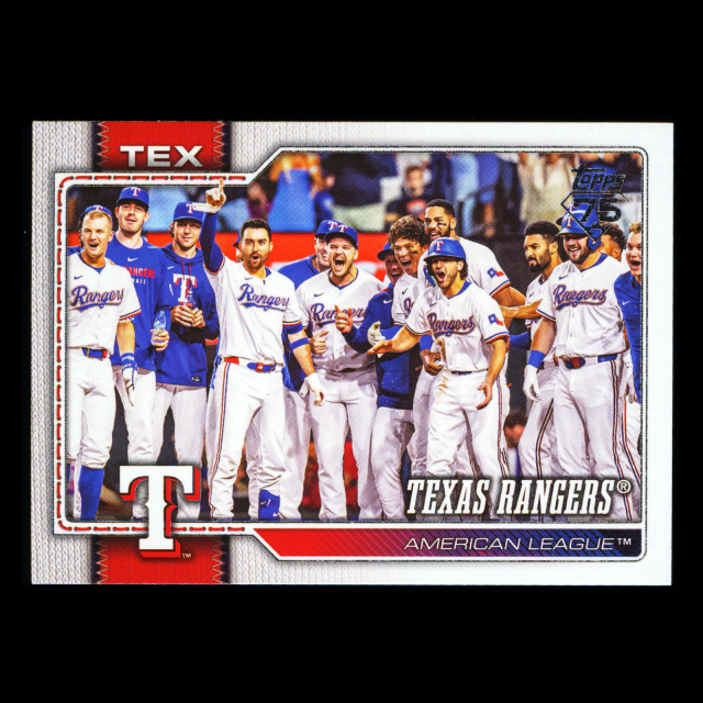 Texas Rangers 2026 Topps Team Card Rangers