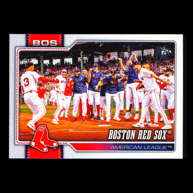 Boston Red Sox 2026 Topps Team Card Red Sox
