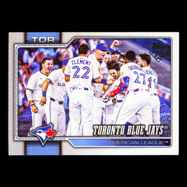 Toronto Blue Jays 2026 Topps Team Card Blue Jays