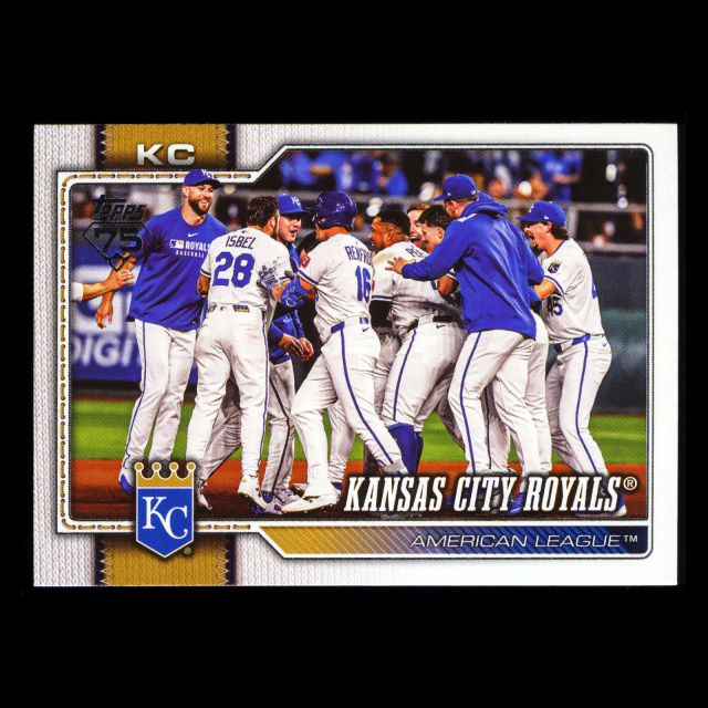 Kansas City Royals 2026 Topps Team Card Royals