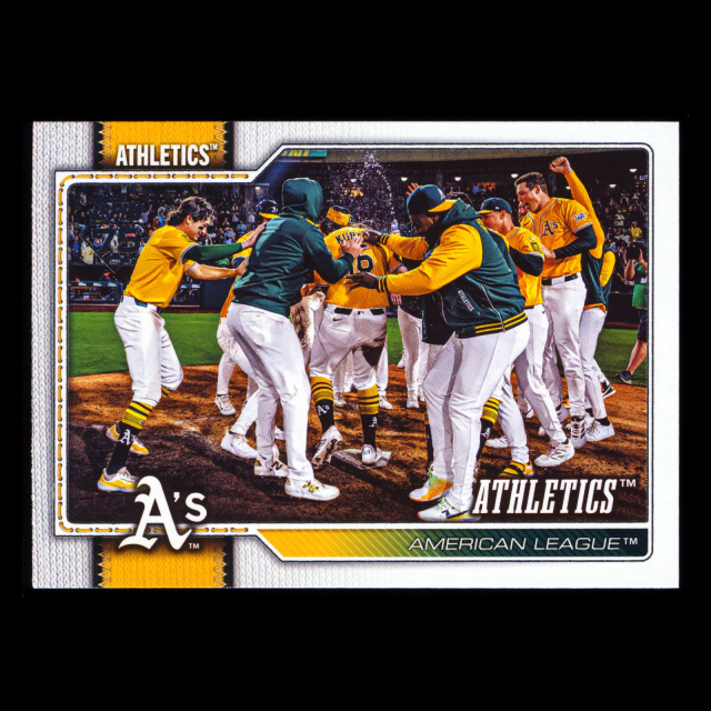 Athletics 2026 Topps Team Card Athletics