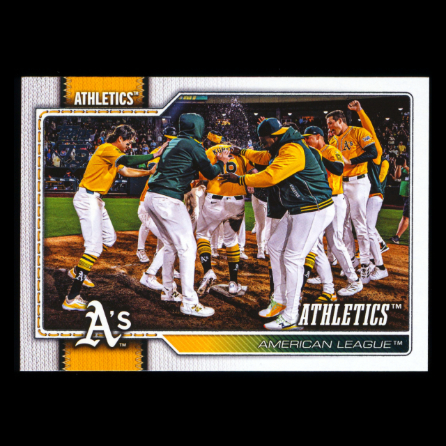Athletics 2026 Topps Team Card Athletics