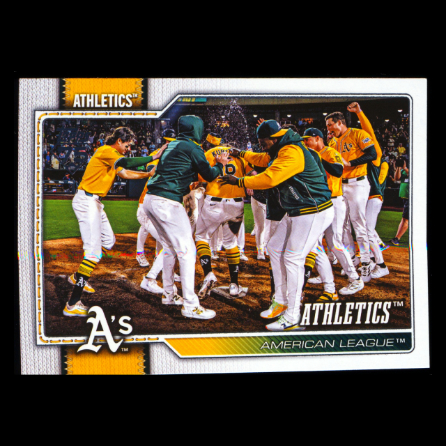 Athletics 2026 Topps Team Card Athletics