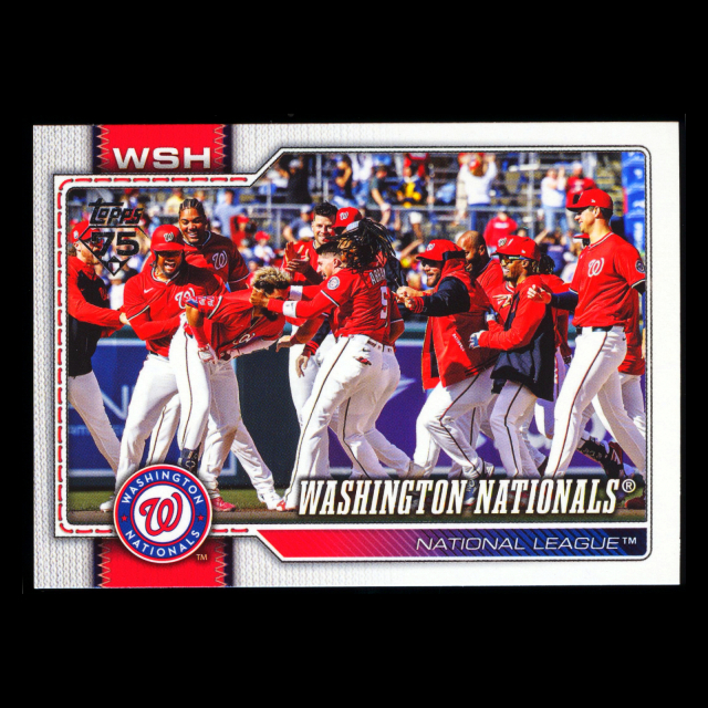 Washington Nationals 2026 Topps Team Card Nationals