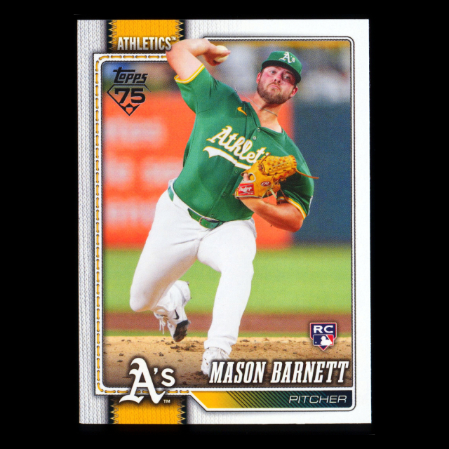Mason Barnett RC 2026 Topps Rookie Athletics