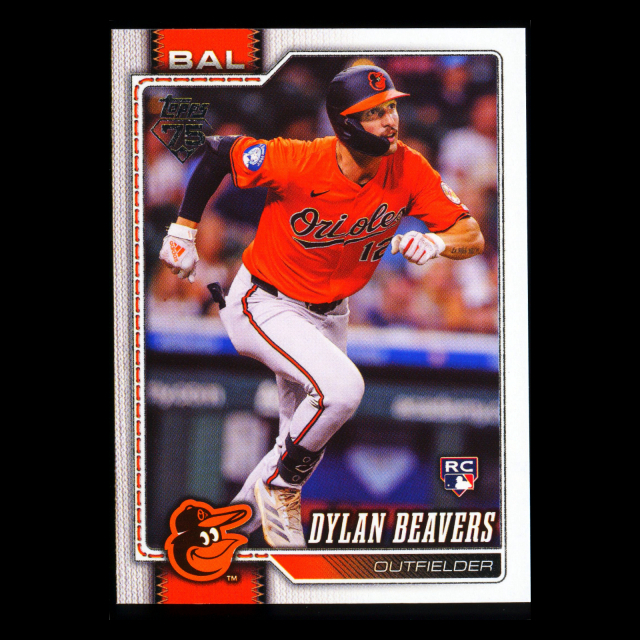 Dylan Beavers RC 2026 Topps Rookie Orioles