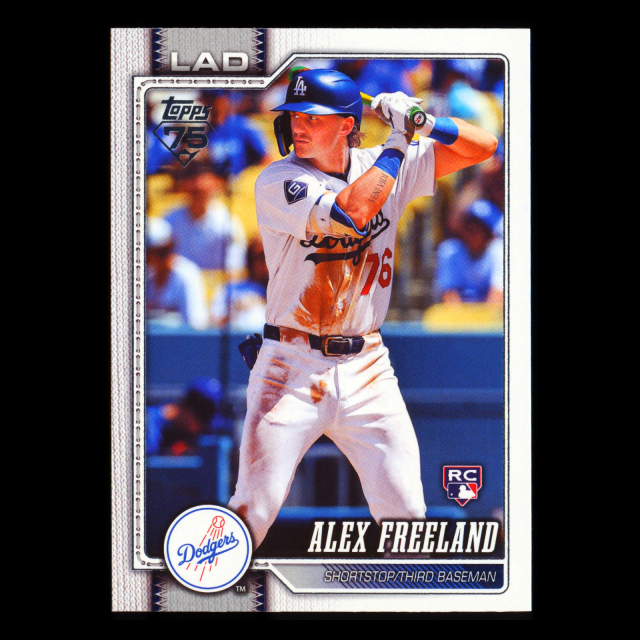 Alex Freeland RC 2026 Topps Rookie Dodgers
