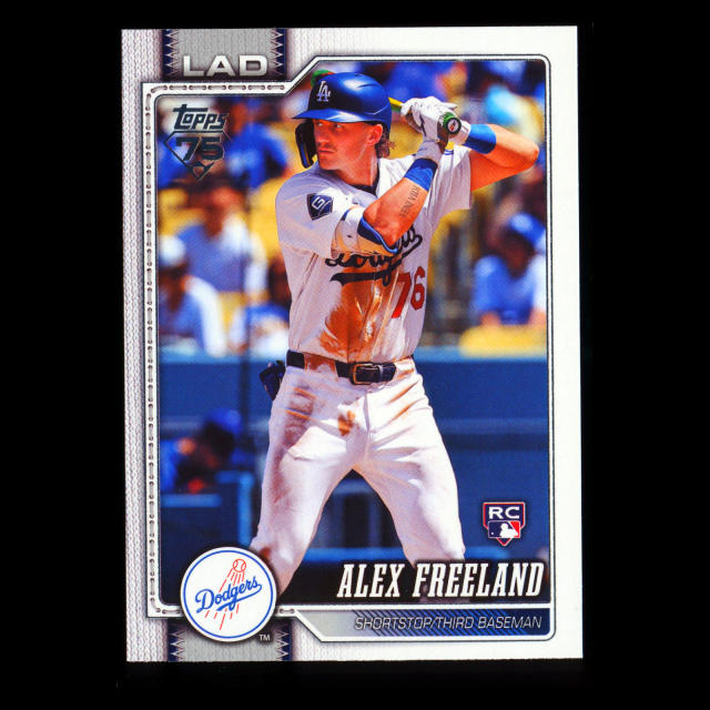Alex Freeland RC 2026 Topps Rookie Dodgers