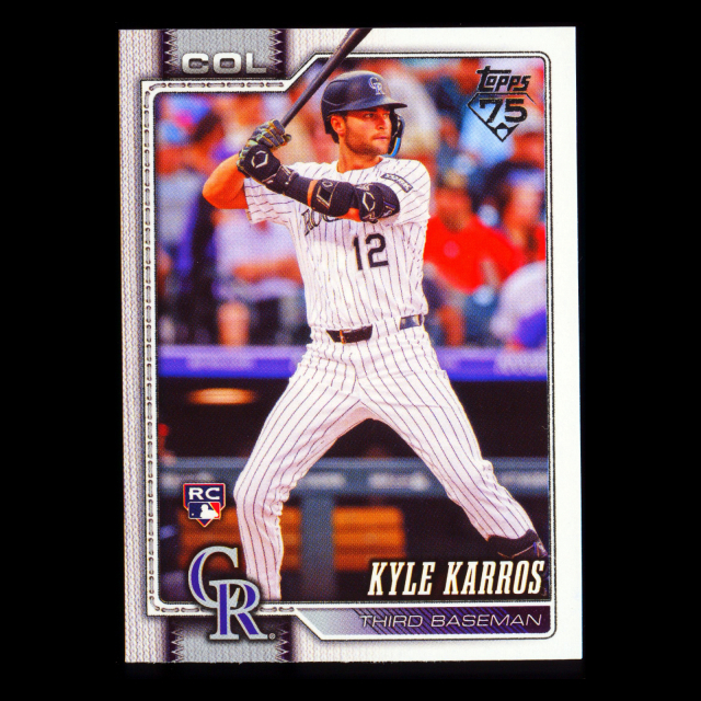 Kyle Karros RC 2026 Topps Rookie Rockies