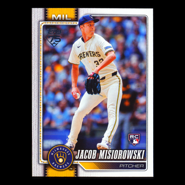 Jacob Misiorowski RC 2026 Topps Rookie Brewers