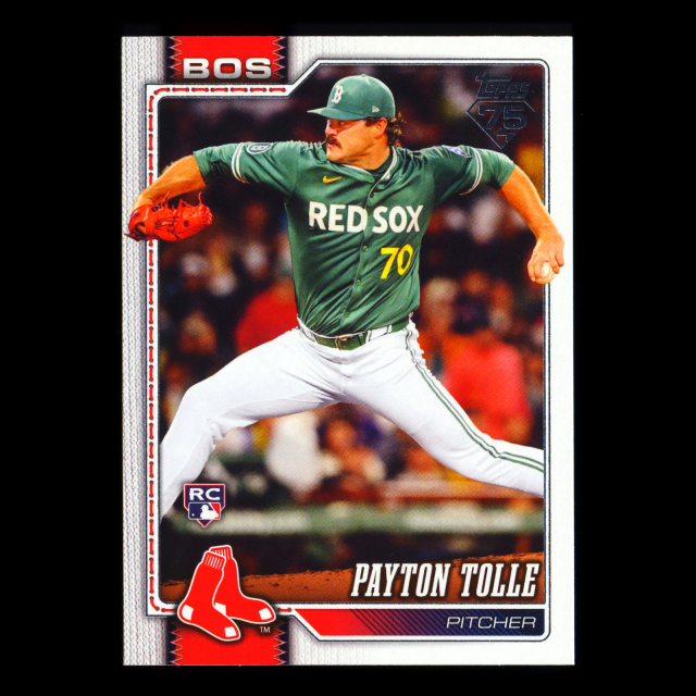 Payton Tolle RC 2026 Topps Rookie Red Sox