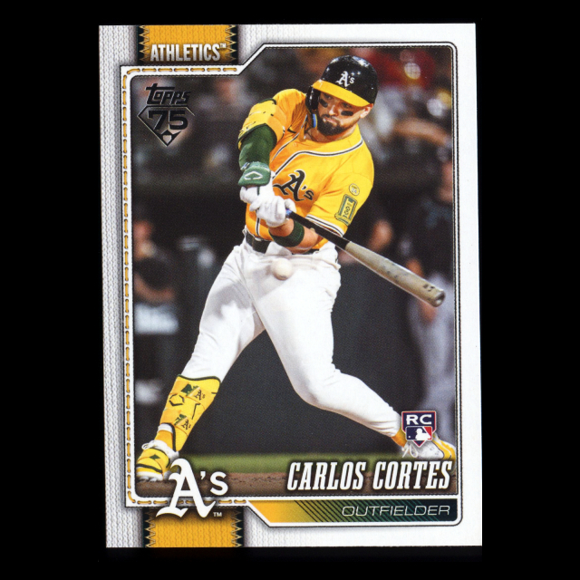Carlos Cortes RC 2026 Topps Rookie Athletics