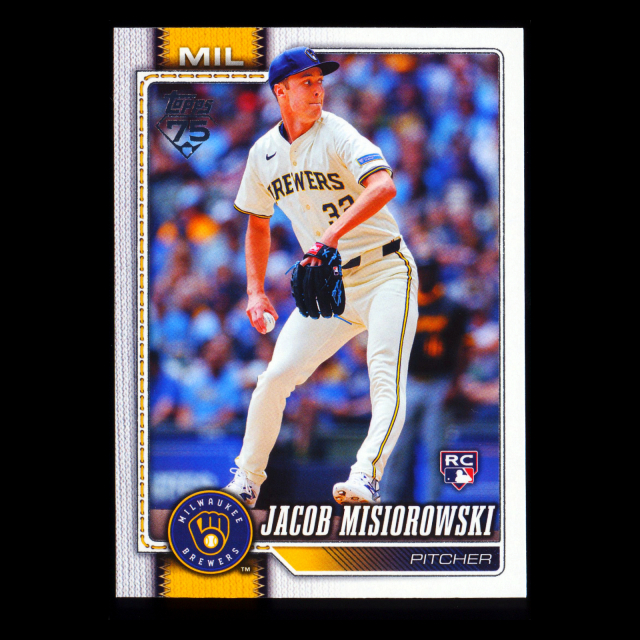 Jacob Misiorowski RC 2026 Topps Rookie Brewers