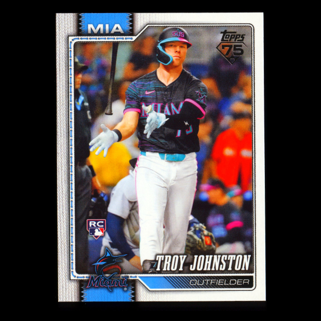 Troy Johnston RC 2026 Topps Rookie Marlins