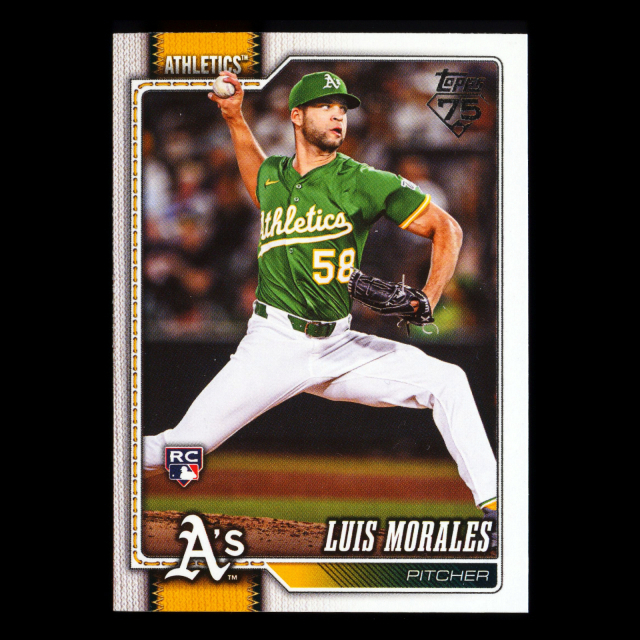 Luis Morales RC 2026 Topps Rookie Athletics