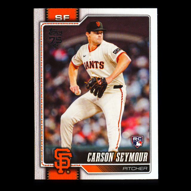 Carson Seymour RC 2026 Topps Rookie Giants