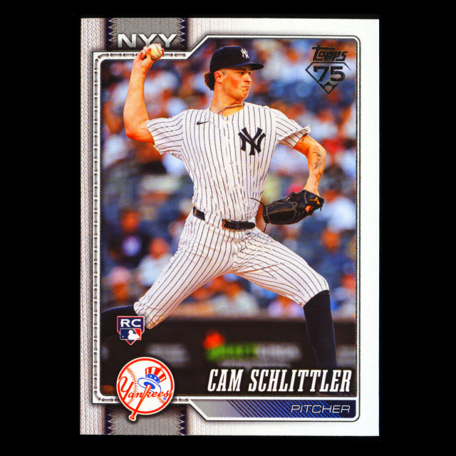 Cam Schlittler RC 2026 Topps Rookie Yankees