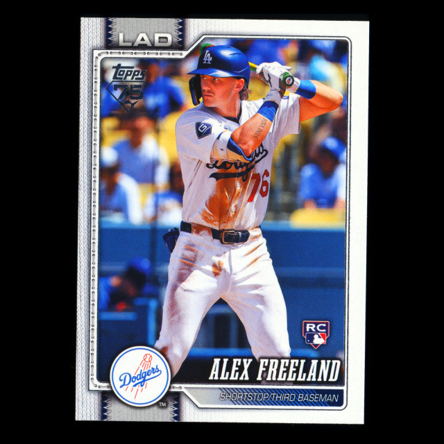 Alex Freeland RC 2026 Topps Rookie Dodgers