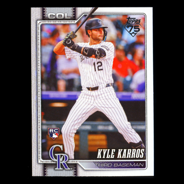 Kyle Karros RC 2026 Topps Rookie Rockies