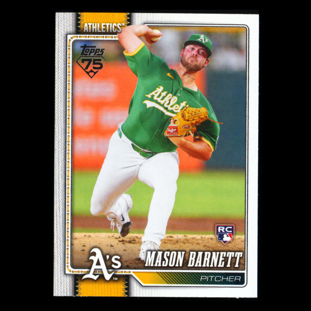 Mason Barnett RC 2026 Topps Rookie Athletics