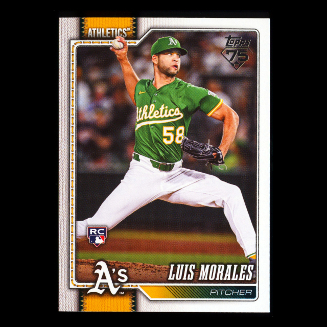 Luis Morales RC 2026 Topps Rookie Athletics