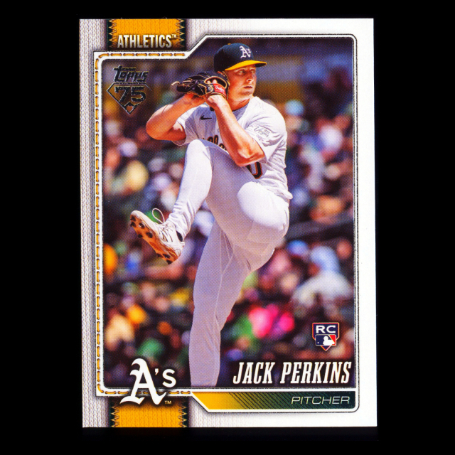 Jack Perkins RC 2026 Topps Rookie Athletics