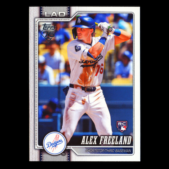 Alex Freeland RC 2026 Topps Rookie Dodgers