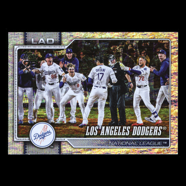 Angeles Dodgers 2026 Topps Holo Foil Team Card Dodgers