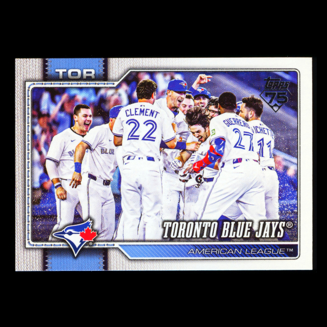 Toronto Blue Jays 2026 Topps Team Card Blue Jays