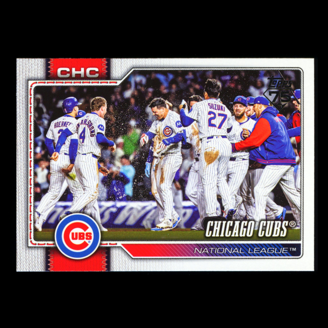 Chicago Cubs 2026 Topps Team Card Cubs