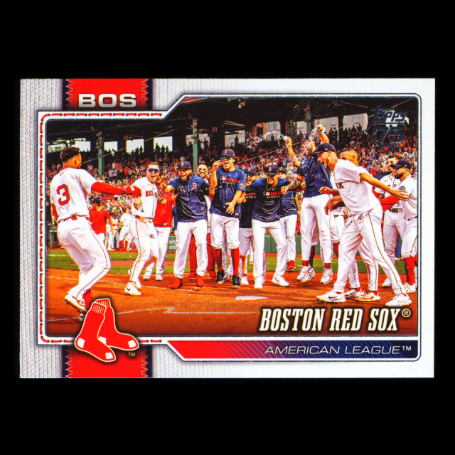 Boston Red Sox 2026 Topps Team Card Red Sox