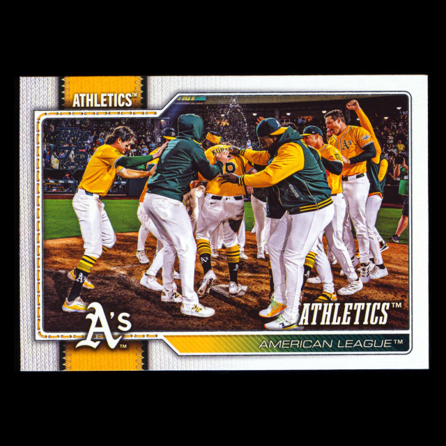 Athletics 2026 Topps Team Card Athletics