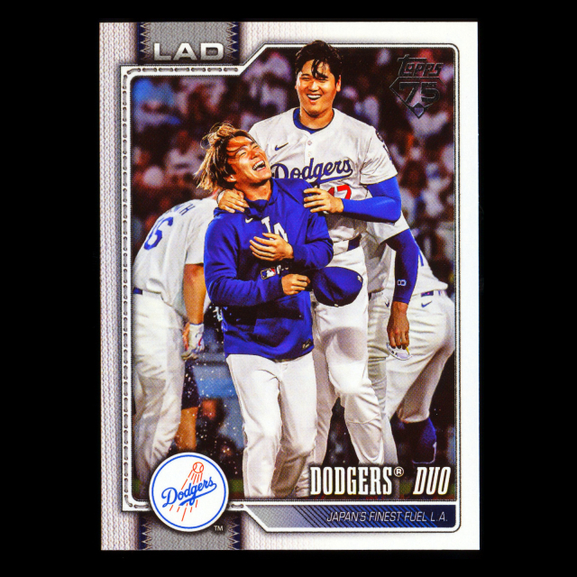 Shohei Ohtani 2026 Topps Combo Card Dodgers