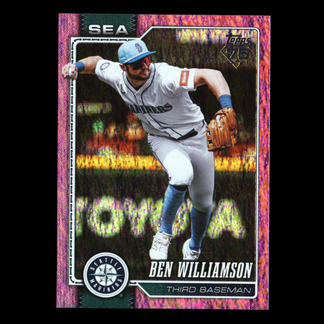 Ben Williamson 2026 Topps Pink Holo Foil Mariners