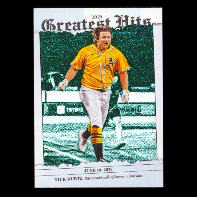 Nick Kurtz 2026 Topps '25 Greatest Hits Athletics